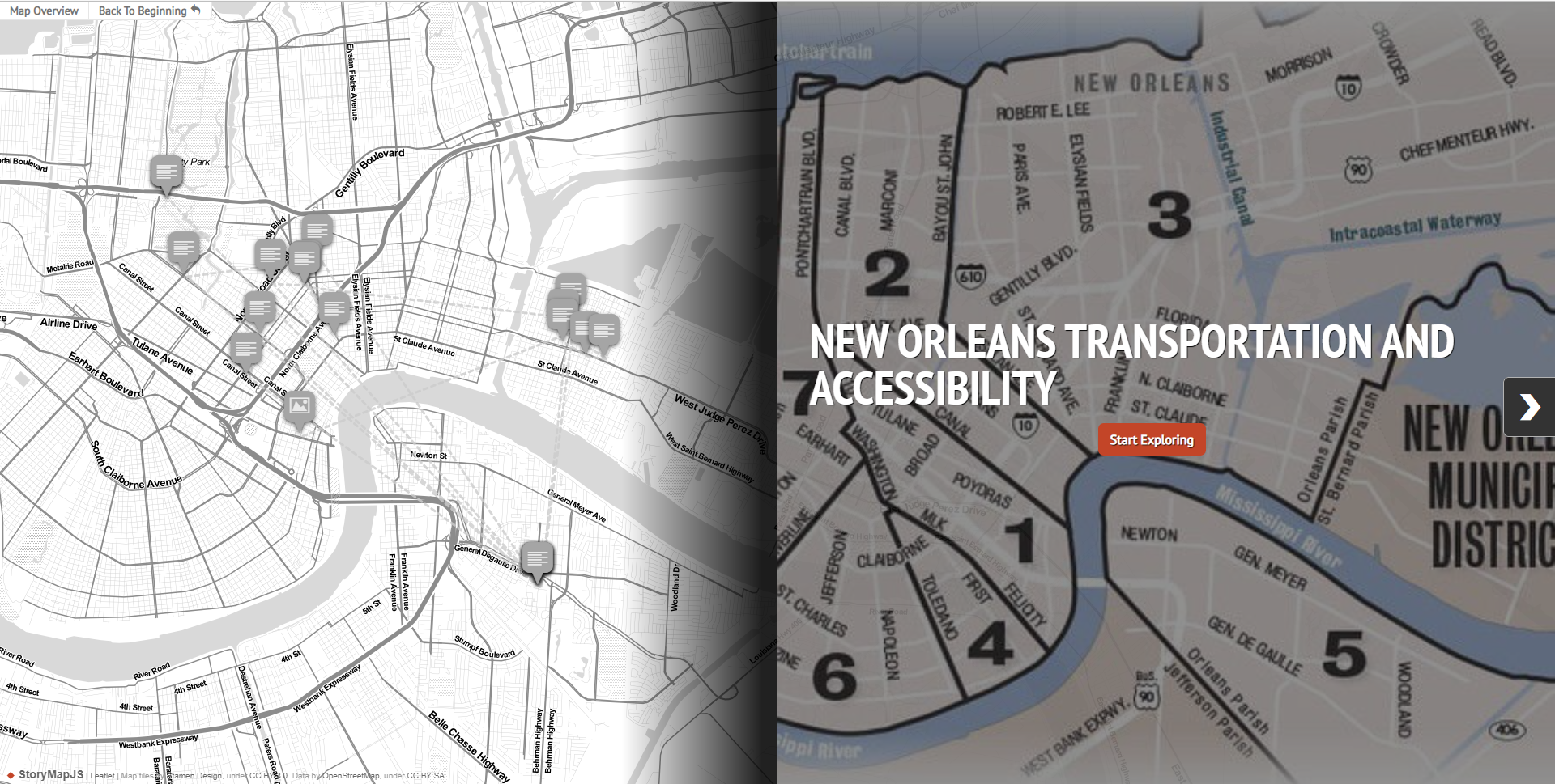 New Orleans Transportation and Accessibility