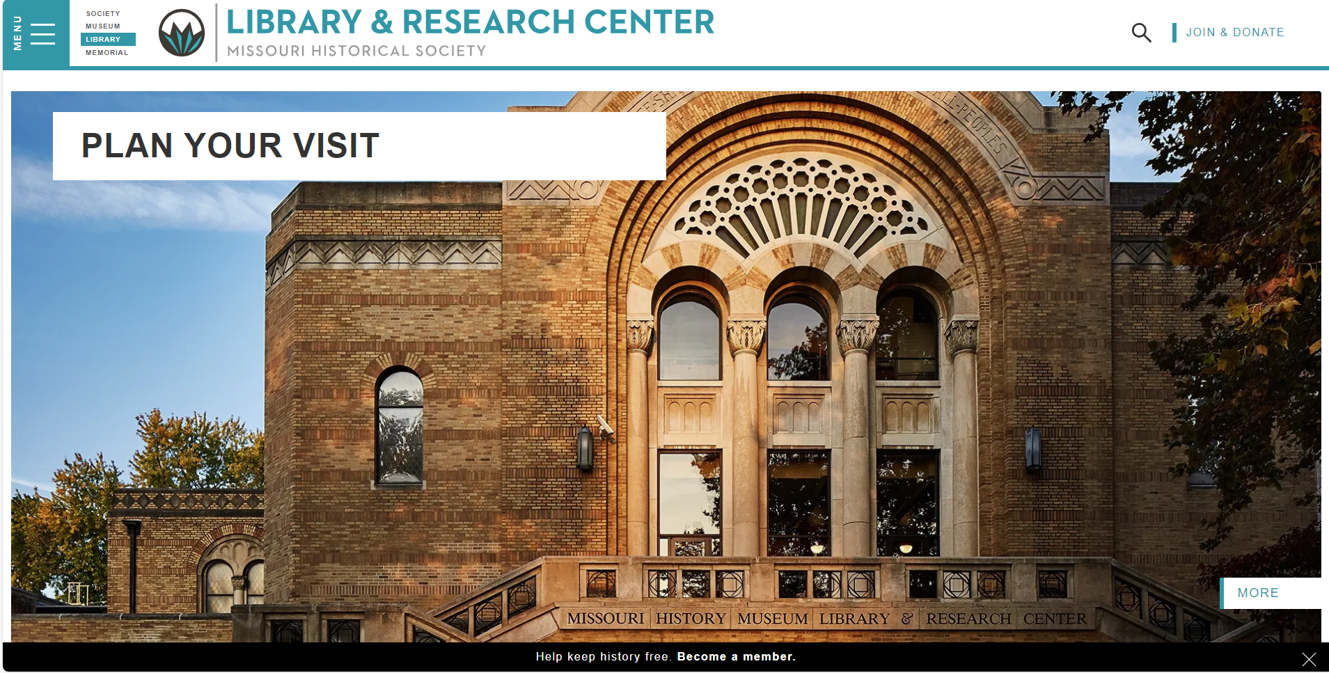 Missouri Historical Society Library & Research Center